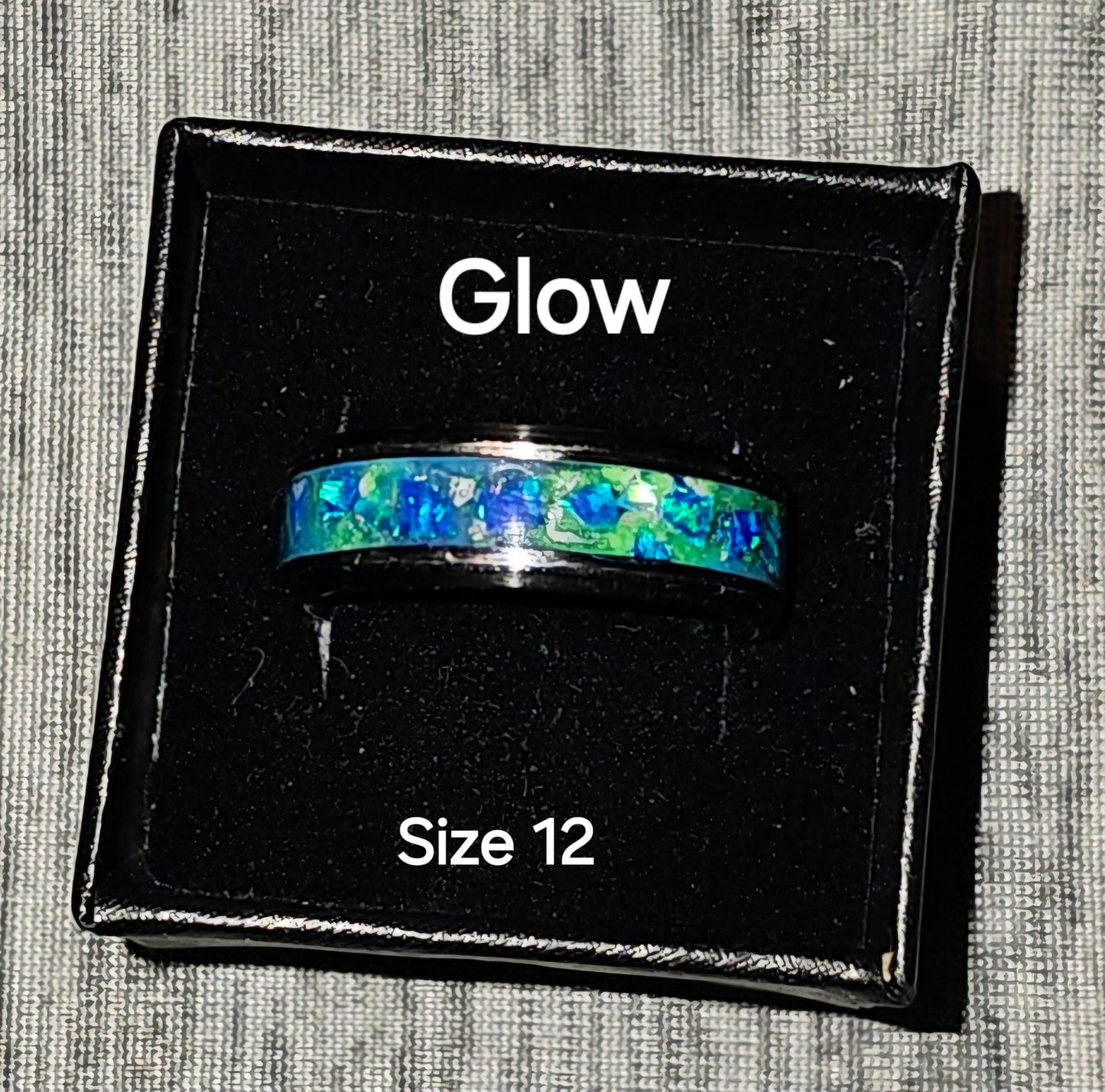 Ring Size 12 GLOW IN THE DARK